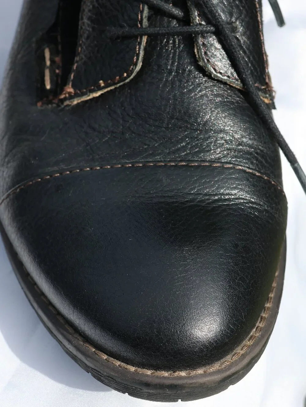 Montana Black Leather Ankle Boots
